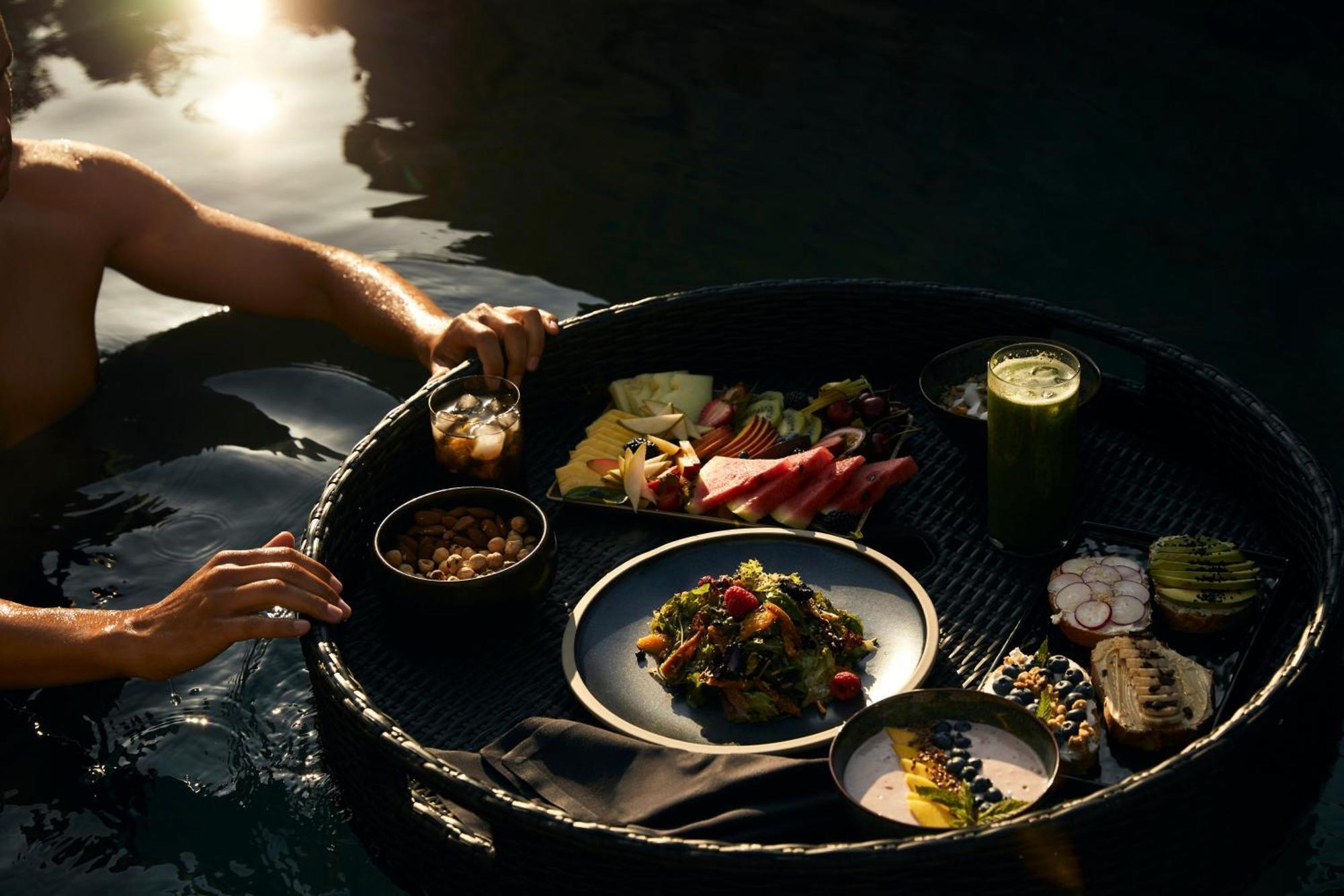 Minos Palace Resort - Adults Only آغيوس نيكولاوس المظهر الخارجي الصورة Floating breakfast at Four Seasons Resort, Maldives